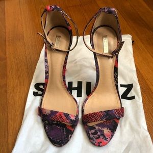 PRICE DROP! Schutz strappy heels, size 10